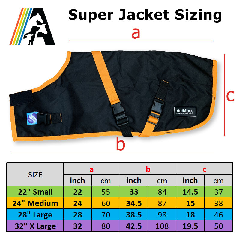 AniMac Coat Sizing